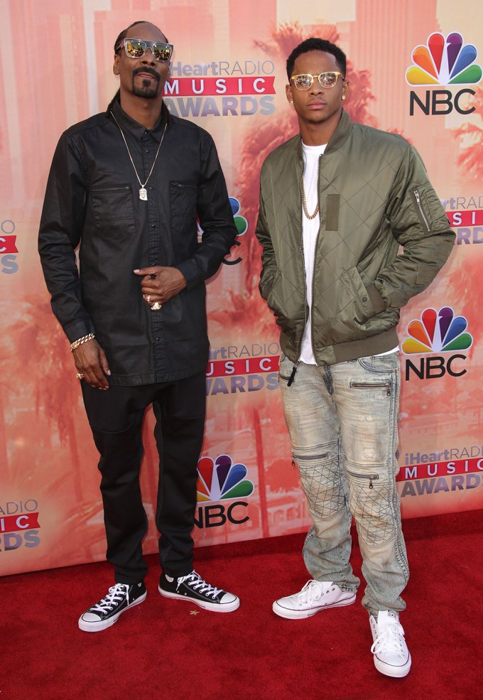 Snoop Dogg & Cordell at the 2015 iHeartRadio Music Awards