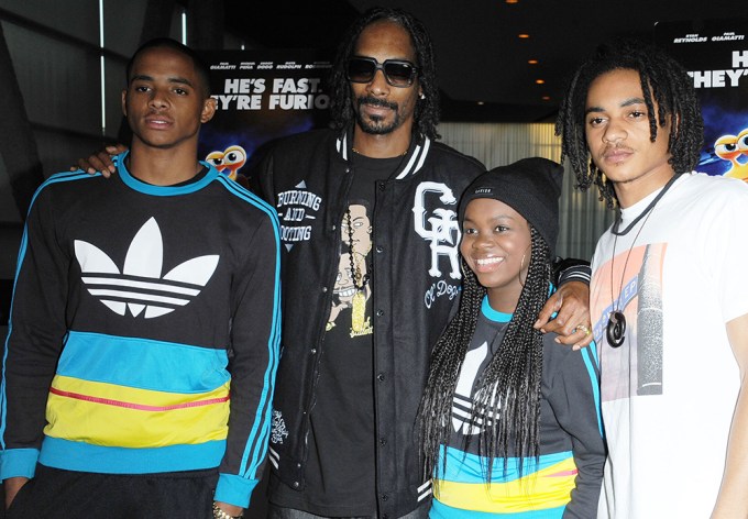 Snoop Dogg & Kids in 2013