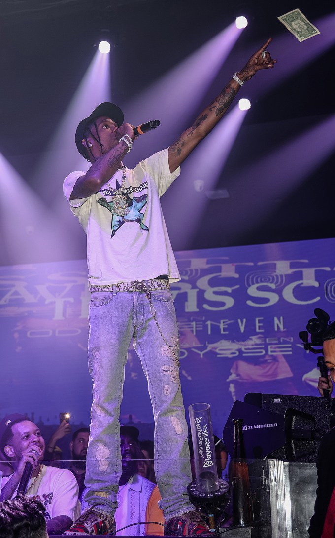 Travis Scott Performs At E11EVEN Miami