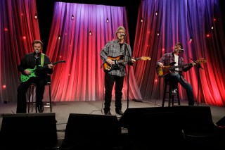 Jeff Cook, Randy Owen, Teddy Gentry Jeff Cook, left; Randy Owen, center; and Teddy Gentry of the group Alabama tapes a song for Dolly Parton's Smoky Mountain Rise Telethon, in Nashville, Tenn. Parton has lined up an all-star list of performers for a three-hour telethon to raise money for thousands of people whose homes were damaged or destroyed in Tennessee wildfires
Music Dolly Parton Telethon, Nashville, USA - 13 Dec 2016