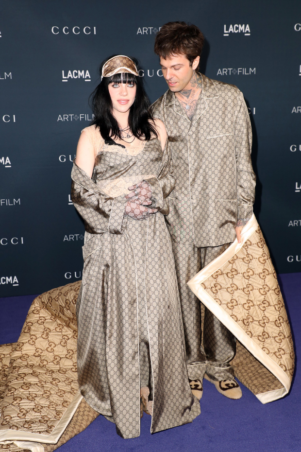 Billie Eilish, Jesse Rutherford in Matching Gucci at LACMA