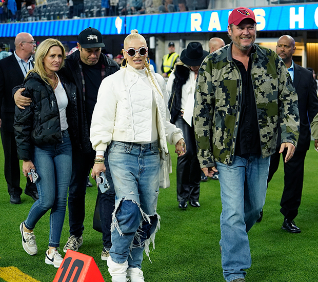 Blake Shelton and Gwen Stefani's Date Night at Arizona Cardinals Game --  See the Pics!