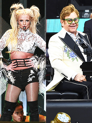 Britney Spears Teases Collab With Elton John In New Post – Hollywood Life