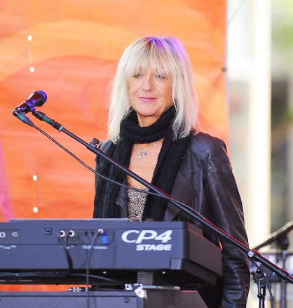 Christine McVie The Today Show Toyota Concert Series, New York, America - October 9, 2014 Fleetwood Mac performs on NBC's "Today"