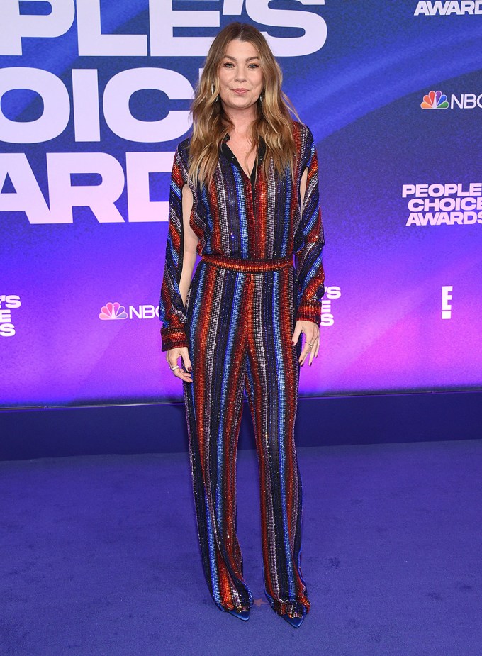 Ellen Pompeo at the 2022 People’s Choice Awards
