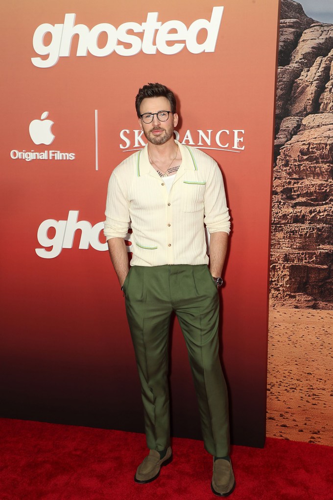 Chris Evans at the ‘Ghosted’ NYC premiere