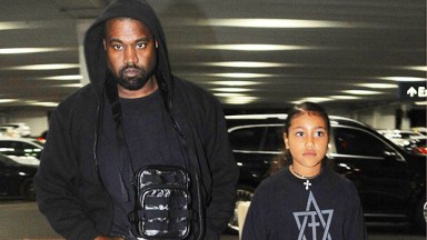 Kanye West & North Leave Basketball Practice Amid Divorce Settlement – Hollywood Life