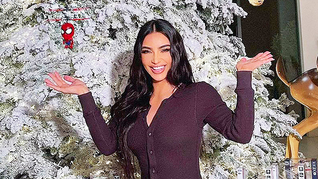 Kim Kardashian Shows Off Multiple Christmas Trees Outside Her Bathroom As She Begins To Decorate For Holidays