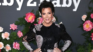 Kris Jenner Stuns In Tight Black Turtleneck Dress & Hoops On First ‘Vogue’ Cover At 67