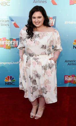 Maddie Baillio, a cast member in the NBC television special "Hairspray Live!", poses at an Emmy For Your Consideration event for the show at the Television Academy, in Los Angeles"Hairspray Live!" FYC Event, Los Angeles, USA - 9 Jun 2017