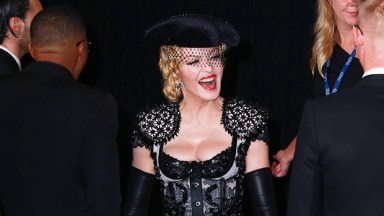 Madonna Poses Topless In New Bathroom Photos As She Bites On K Balenciaga Purse