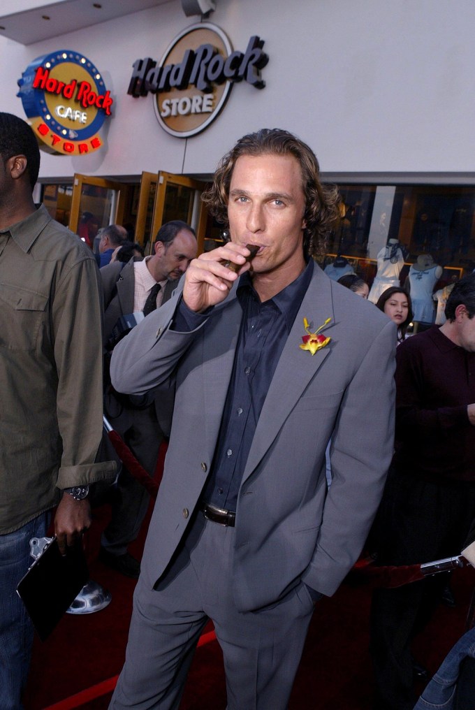 Matthew McConaughey at the Premiere of ‘2 Fast 2 Furious’