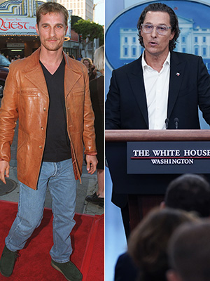 Matthew McConaughey Then And Now Ss Gal Ftr 