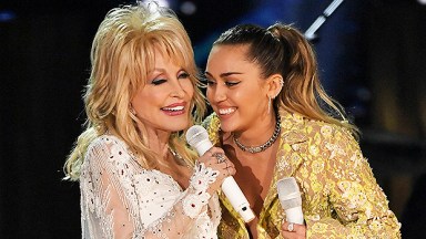 Dolly Parton and Miley Cyrus