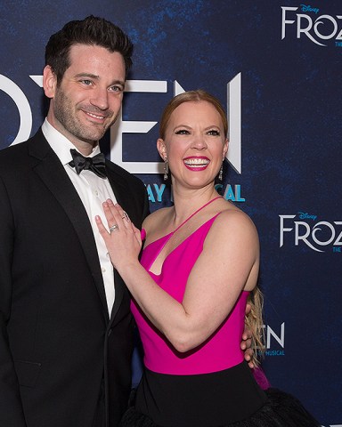 Colin Donnell, Patti Murin in attendance for Disney''s FROZEN The Broadway Musical Opening Night, St. James Theatre and Terminal 5, New York, NY March 22, 2018. Photo By: Jason Smith/Everett Collection