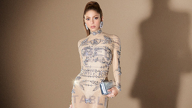 Shakira Celeb Porn - Shakira's Sheer Crystal Dress In Burberry Campaign: Photo â€“ Hollywood Life