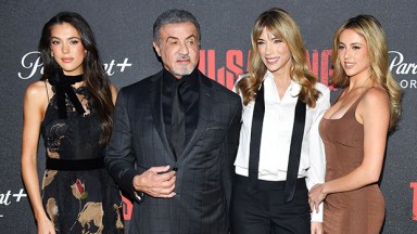 Sylvester Stallone & Jennifer Flavin Have Family Night Out With 2 Daughters At ‘Tulsa King’ Premiere