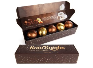 A box of hot chocolate bombs.
