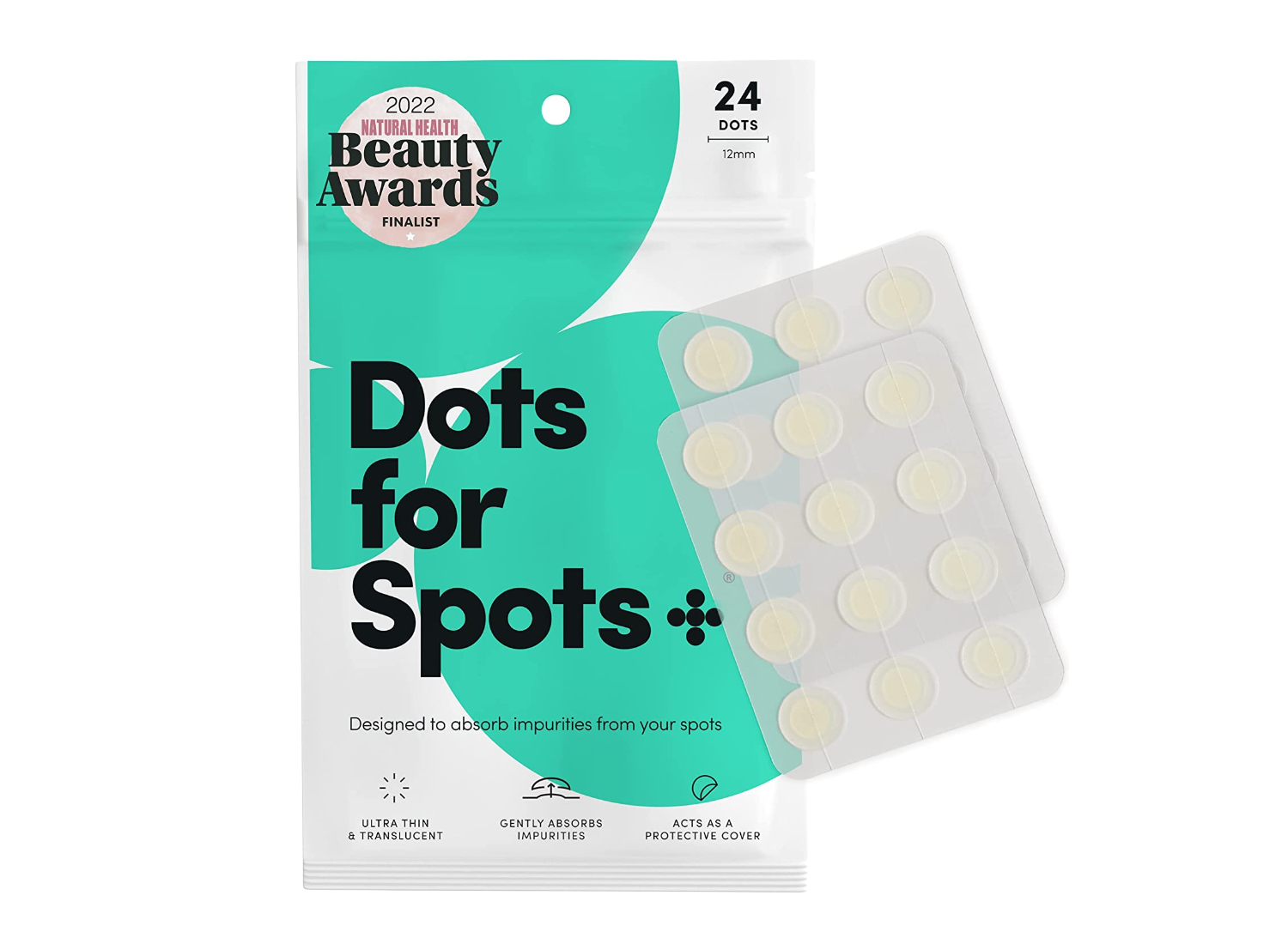 A package of Dots for Spots pimple patches.
