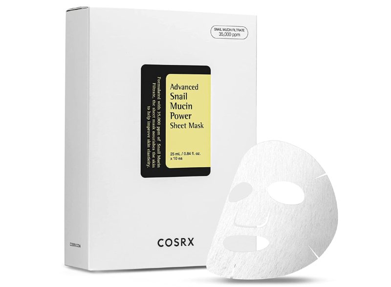 A COSRX sheet mask.