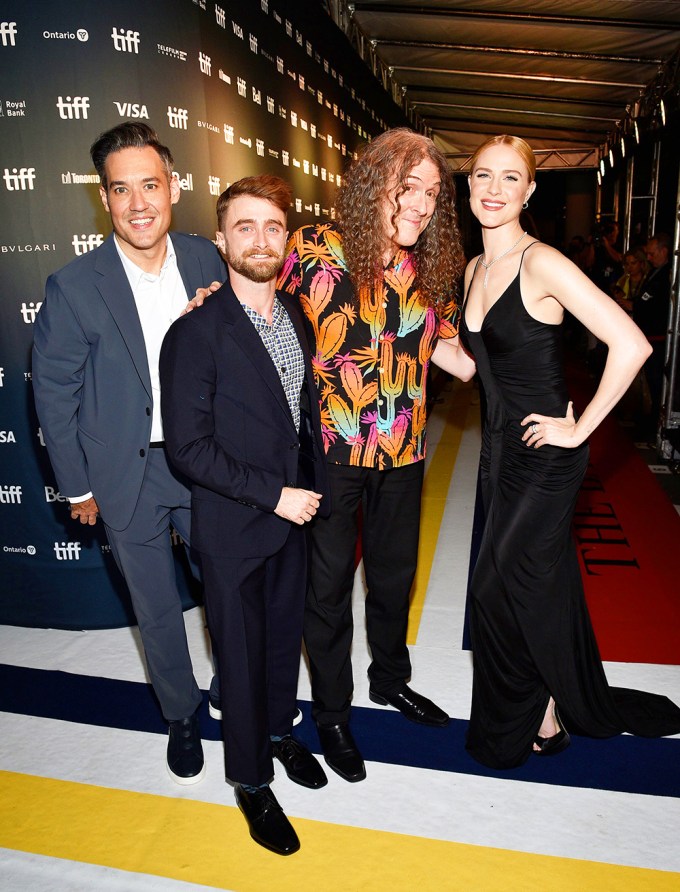 Eric Appel, Daniel Radcliffe, ‘Weird Al’ Yankovic, and Evan Rachel Wood