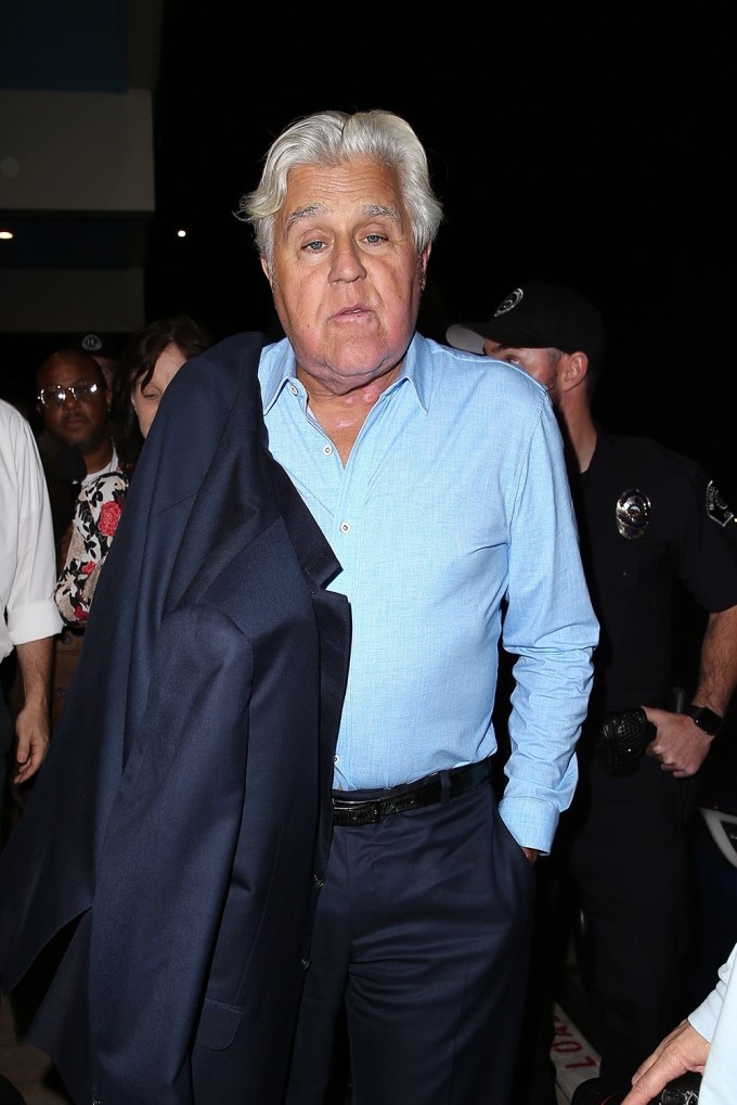Jay Leno Arrives For First Comedy Show