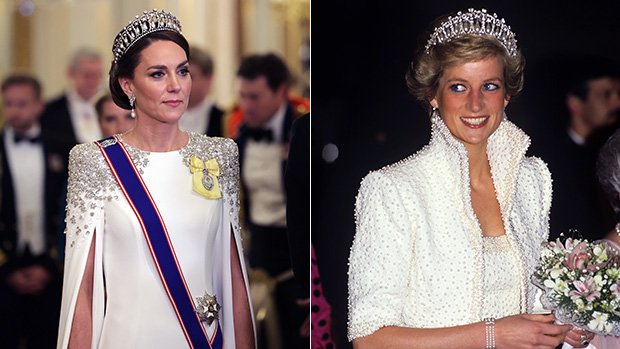 Kate Middleton Wears First Tiara as Princess of Wales at State Banquet