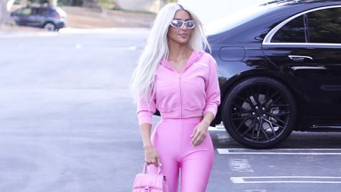 Kim Kardashian Rocks Pink SKIMs Bra For New Holiday Launch: Photos
