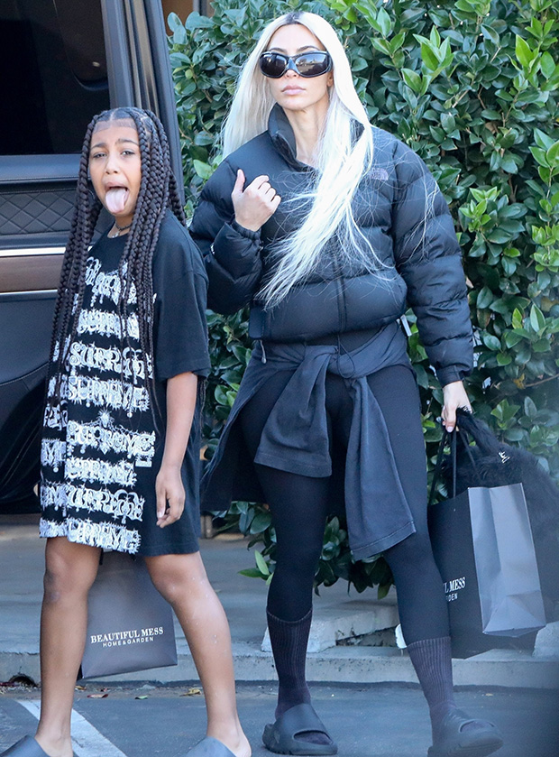 Kim Kardashian and North West