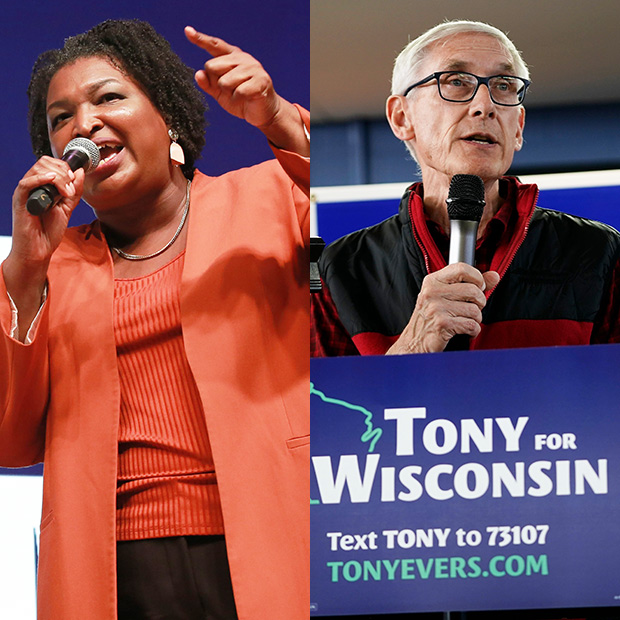 Stacey Abrams, Tony Evers