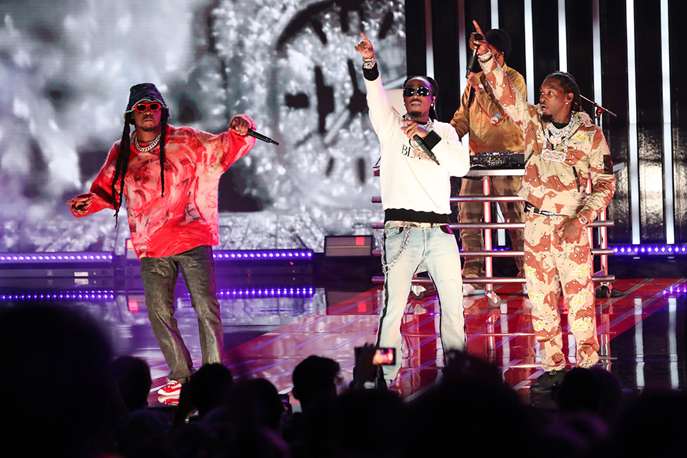 Takeoff, Quavo, and Offset of MigosGlobal Citizen Live, Los Angeles, California, USA - 25 Sep 2021