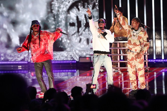 Takeoff Performing With Migos in LA