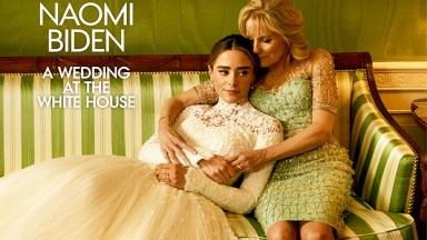 Jill Biden Hugs Granddaughter Naomi In Her Gorgeous Lace Gown On Wedding Day For ‘Vogue’ Cover