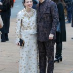 Paul Dano and Zoe Kazan seen posing while attending at The Batman World Premiere in NYC on Mar 01, 2022