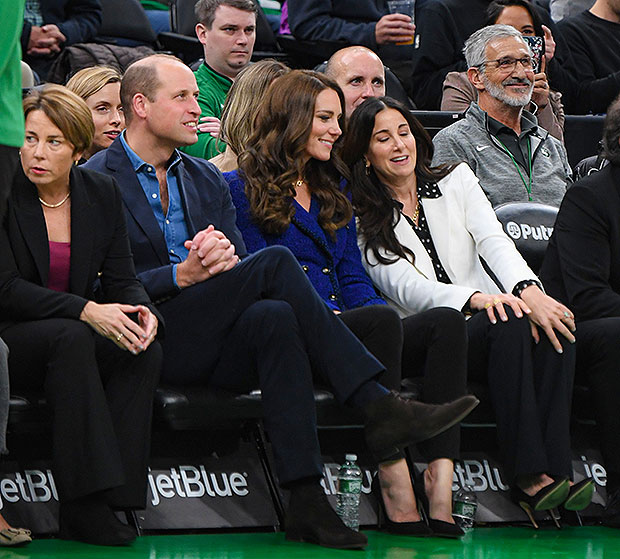 Kate Middleton Prince William Celtics game