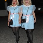 Rebel Wilson is all smiles as she arrives for Vas Morgan's Halloween party!