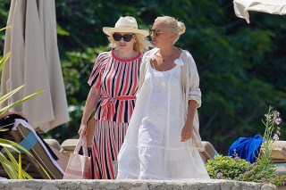 Cannes, FRANCE  - *EXCLUSIVE*  - Australian actress Rebel Wilson and her girlfriend Ramona Agruma make their public debut as a couple arriving at La Guérite restaurant in Cannes for Sterling Jones' birthday.

**SHOT ON 06/17/2022**

Pictured: Rebel Wilson, Ramona Agruma

BACKGRID USA 18 JUNE 2022 

USA: +1 310 798 9111 / usasales@backgrid.com

UK: +44 208 344 2007 / uksales@backgrid.com

*UK Clients - Pictures Containing Children
Please Pixelate Face Prior To Publication*