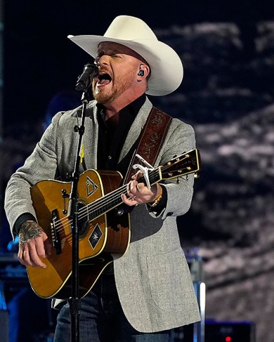 Cody Johnson performs "Til You Can't" during the 56th Annual CMA Awards, at the Bridgestone Arena in Nashville, Tenn
56th Annual CMA Awards - Show, Nashville, United States - 09 Nov 2022