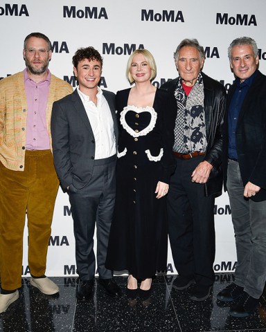 Seth Rogen, left, Gabriel LaBelle, Michelle Williams, Judd Hirsch and Josh Siegel attend a special screening of "The Fabelmans" at The Museum of Modern Art, in New York
NY Special Screening of "The Fabelmans", New York, United States - 10 Nov 2022