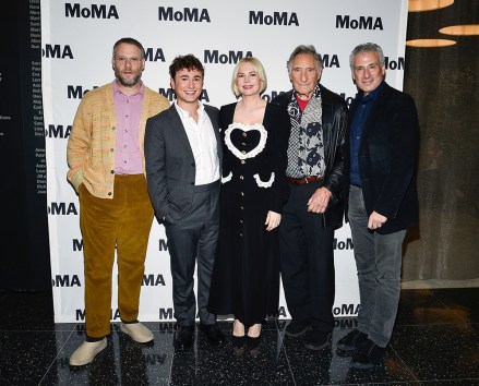 Seth Rogen, left, Gabriel LaBelle, Michelle Williams, Judd Hirsch and Josh Siegel attend a special screening of "The Fabelmans" at The Museum of Modern Art, in New York NY Special Screening of "The Fabelmans"New York, United States - 10 Nov 2022