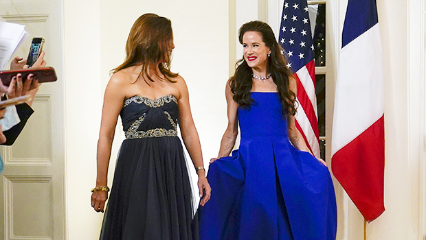 Ashley Biden, 41, slays in strapless blue dress at dad's first state dinner