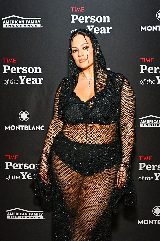 Ashley Graham's Sheer Fishnet Dress At Time Gala: Photos – Hollywood Life