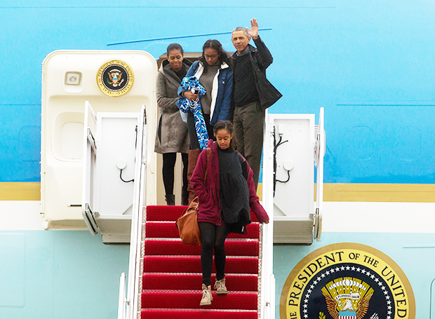 Barack Obama, Michelle Obama, Kids