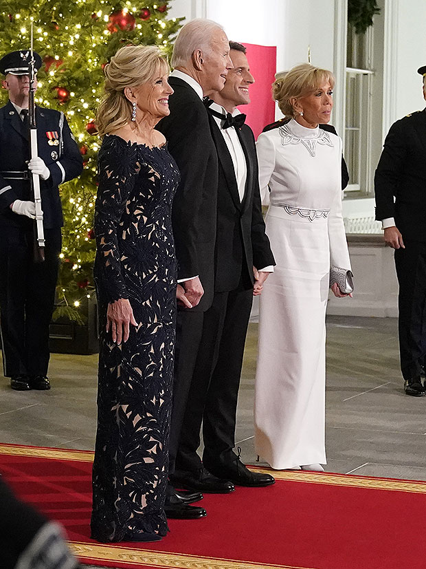 Brigitte Macron's Louis Vuitton Dress at State Dinner