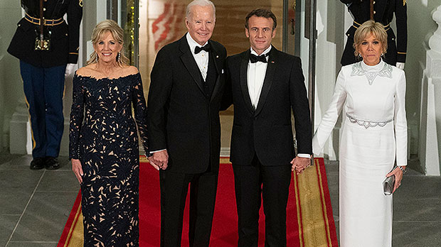 Brigitte Macron Rocks White Dress At Joe Biden’s State Dinner: Photos – Hollywood Life