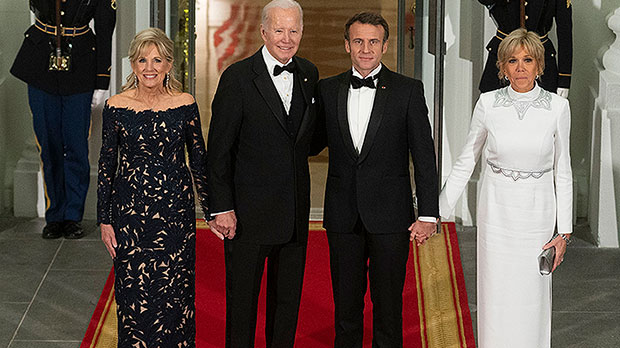 Brigitte Macron's Louis Vuitton Dress at State Dinner