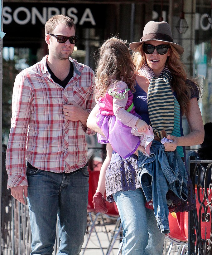 Toni Collette And Her Family Of Three
