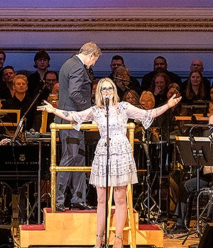 Photo: Carnegie Hall Presents The New York Pops Rockin’ Around the Christmas Tree Steven Reineke, Music Director and Conductor Ingrid Michaelson, Guest Artist Essential Voices USA Judith Clurman, Music Director and Conductor concert photographed: Friday, December 16, 2022; 8:00 PM at Isaac Stern Auditorium at Carnegie Hall; Photograph: © 2022 RICHARD TERMINE PHOTO CREDIT - RICHARD TERMINE