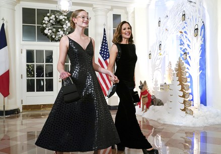 Actress Jennifer Garner arrives with her daughter for the State Dinner with President Joe Biden and French President Emmanuel Macron at the White House in Washington
France, Washington, United States - 01 Dec 2022