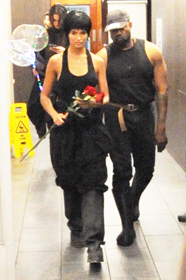 Kanye West and Juliana Nalu